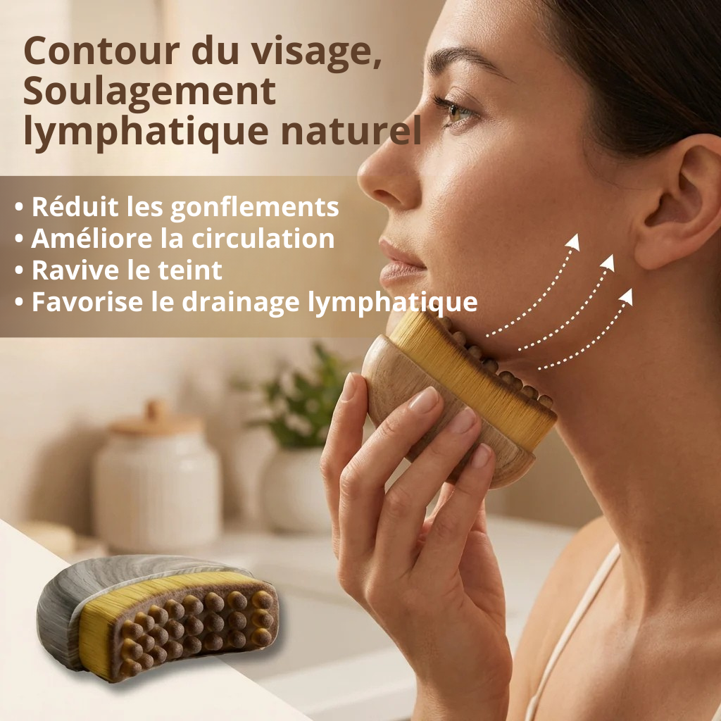Brosse Drainage Lymphatique Visage